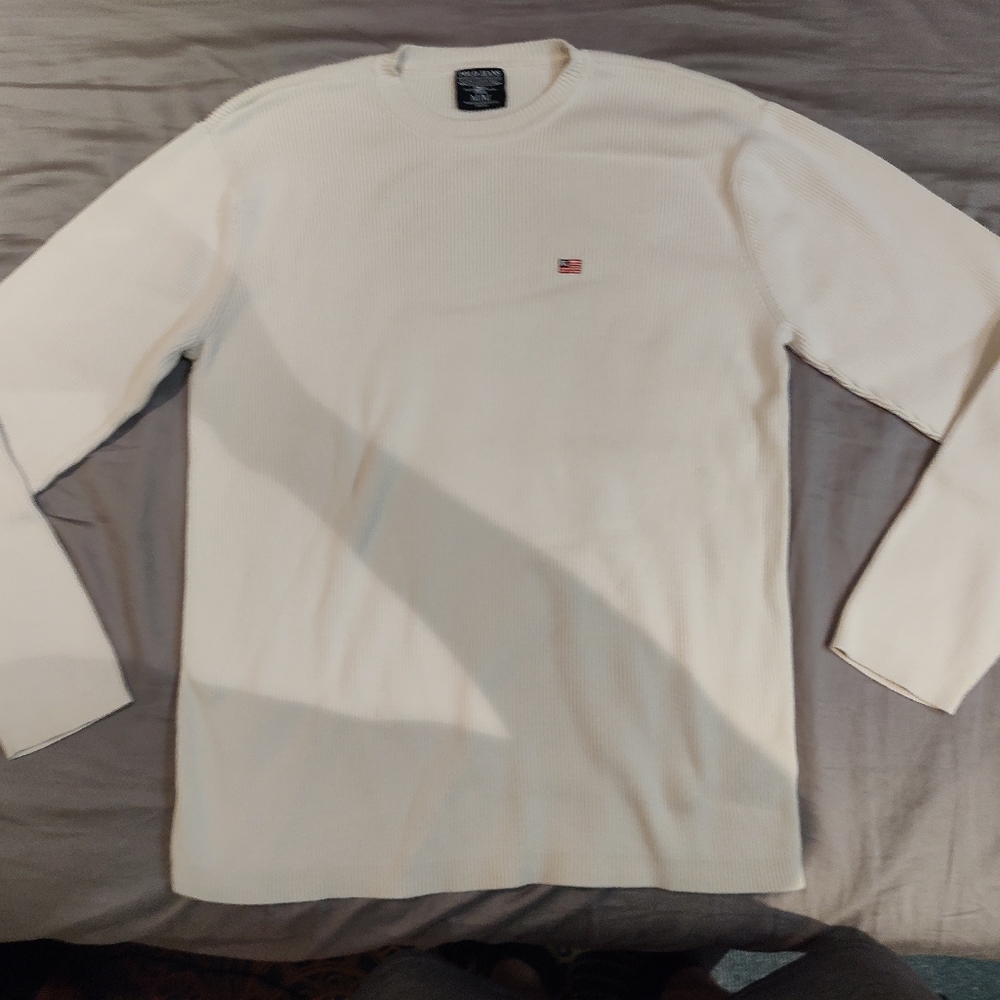 VTG ( late 90's) RL cream colored sweater